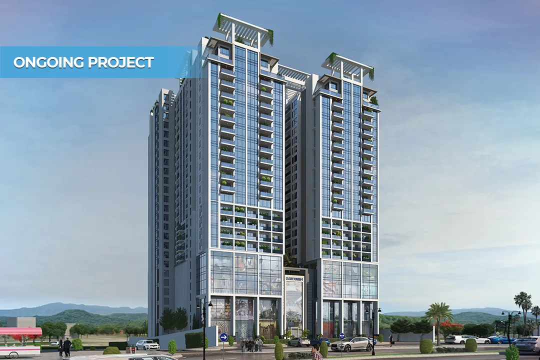 Cloud Tower-1, a high-rise residential building in CDA Sector B-17, Islamabad.